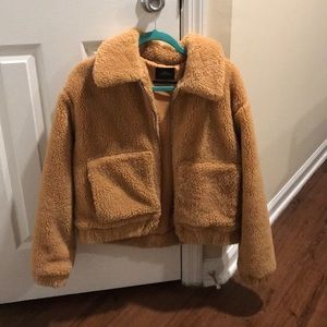 Urban Outfitters Teddy Coat (M)